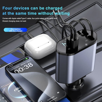 4 in 1 Car Charger Adapter